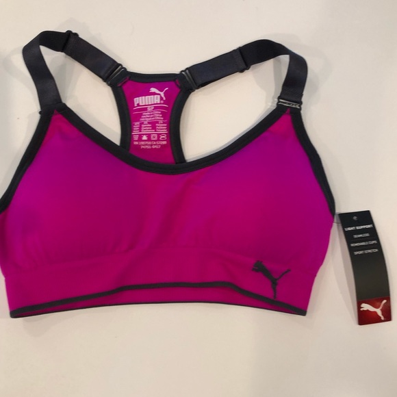 puma sports bra amazon